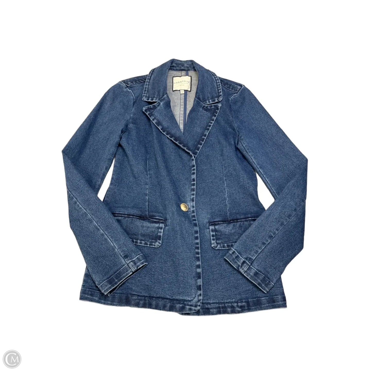 Jacket Denim By Bagatelle In Blue Denim, Size: S
