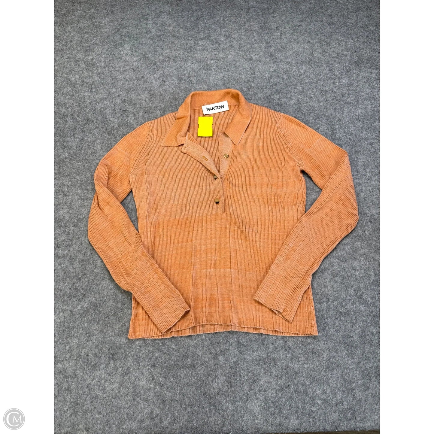 Top Long Sleeve By Cma In Orange, Size: S