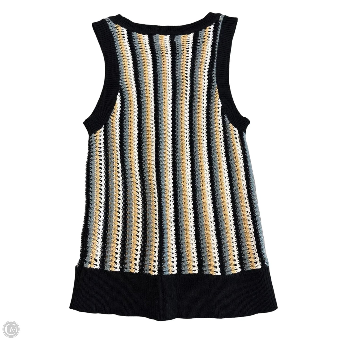 Top Sleeveless By 525 In Striped Pattern, Size: S