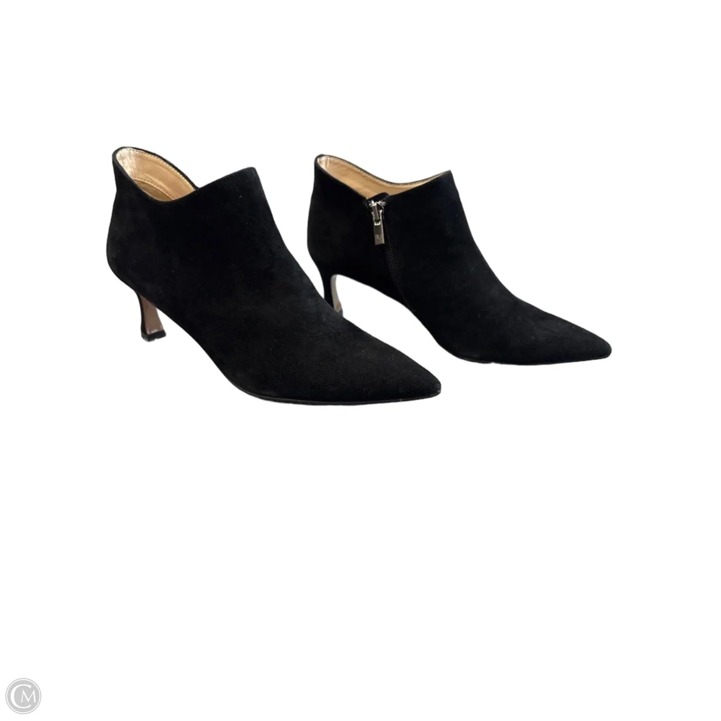 Boots Ankle Heels By Cmb In Black, Size: 7