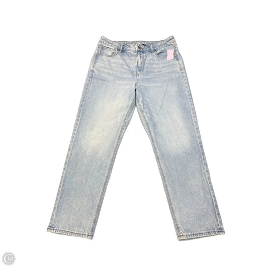 Jeans Straight By American Eagle In Blue Denim, Size: 12p