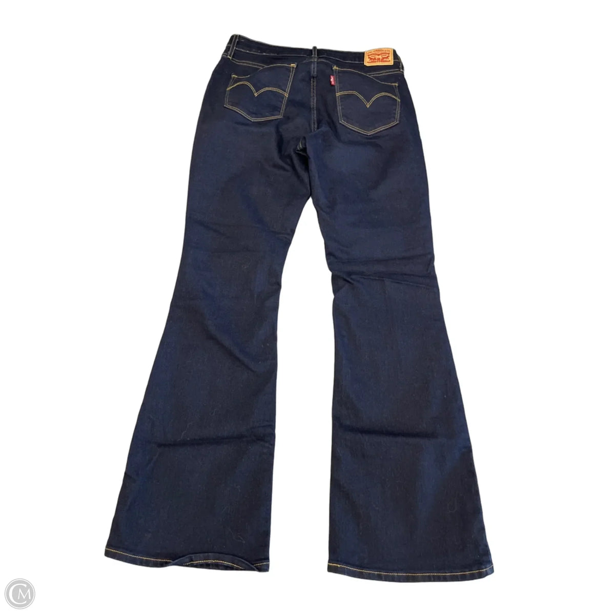 Jeans Boot Cut By Levis In Blue Denim, Size: 10
