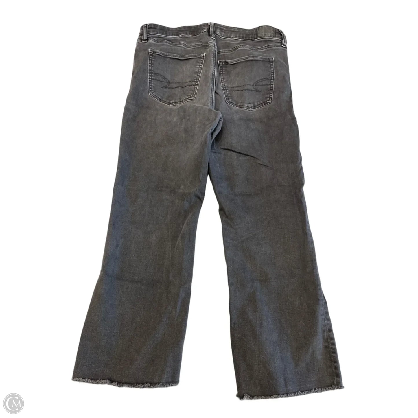 Jeans Boot Cut By American Eagle In Grey Denim, Size: 12