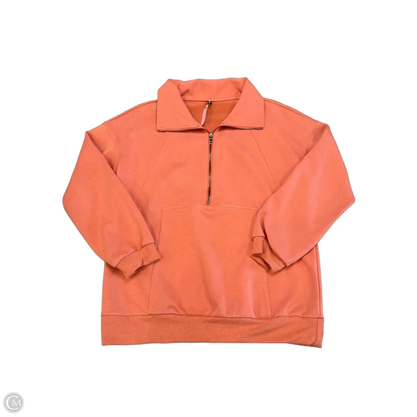 Sweatshirt Collar By Cmf In Pink, Size: M