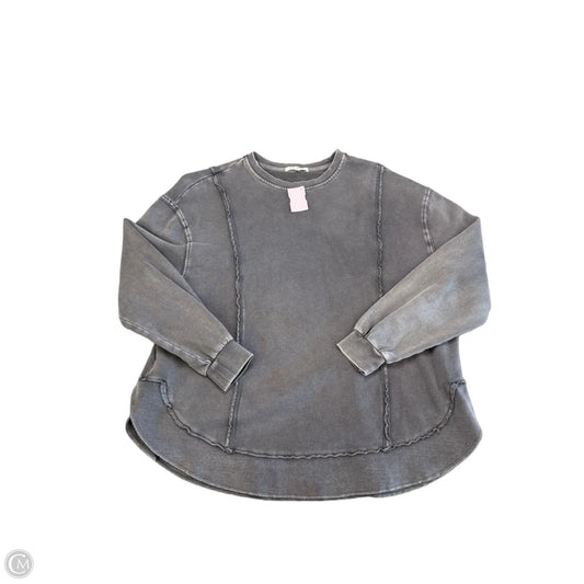 Top Long Sleeve By Z Supply In Grey, Size: Xs