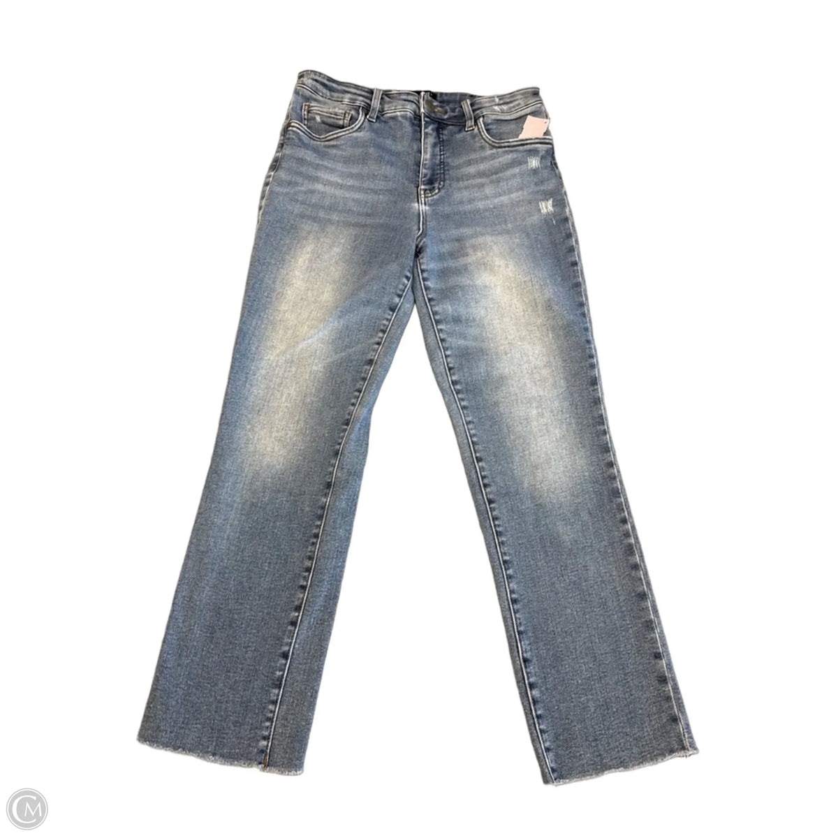 Jeans Cropped By Kut In Blue Denim, Size: 8