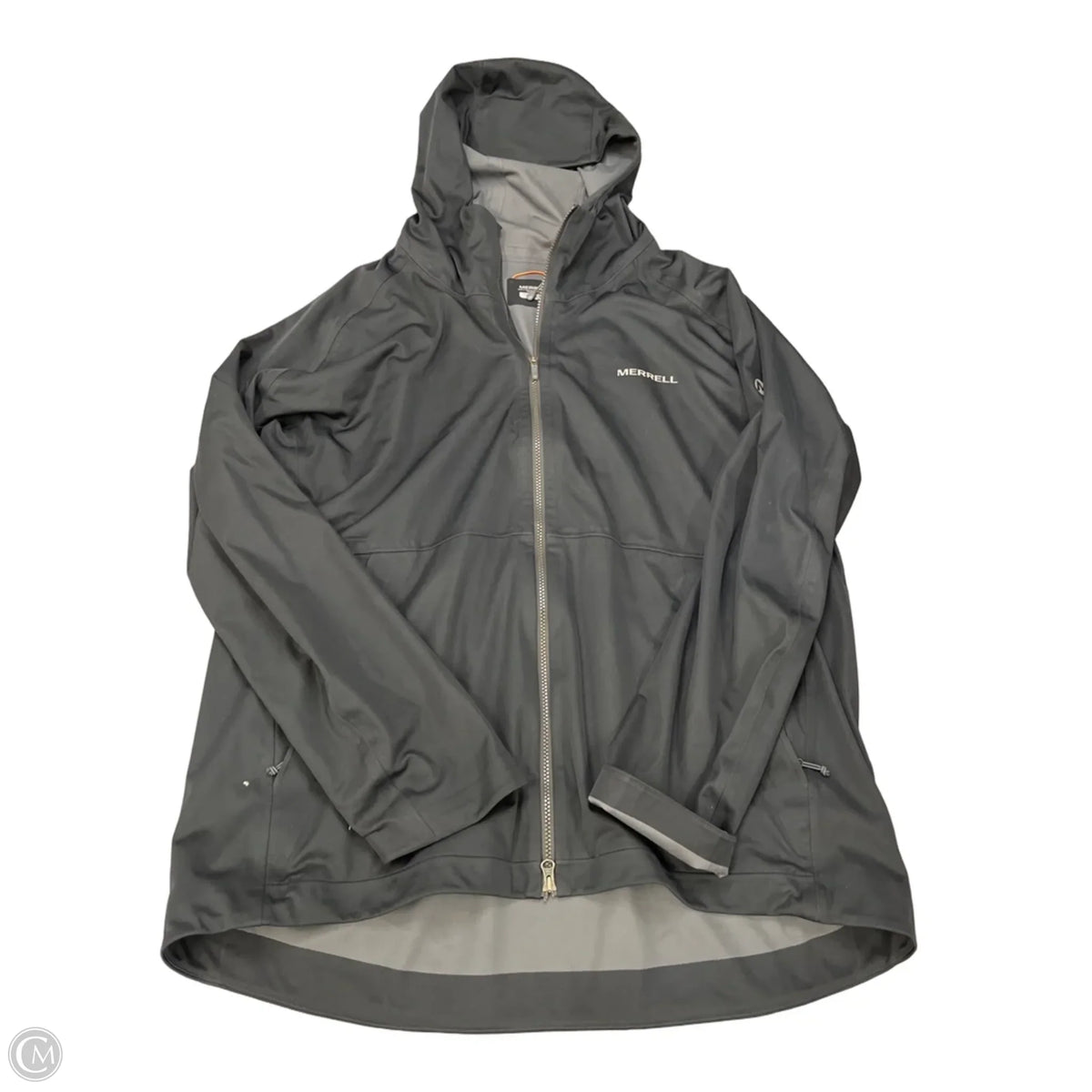 Jacket Windbreaker By Merrell In Black, Size: L