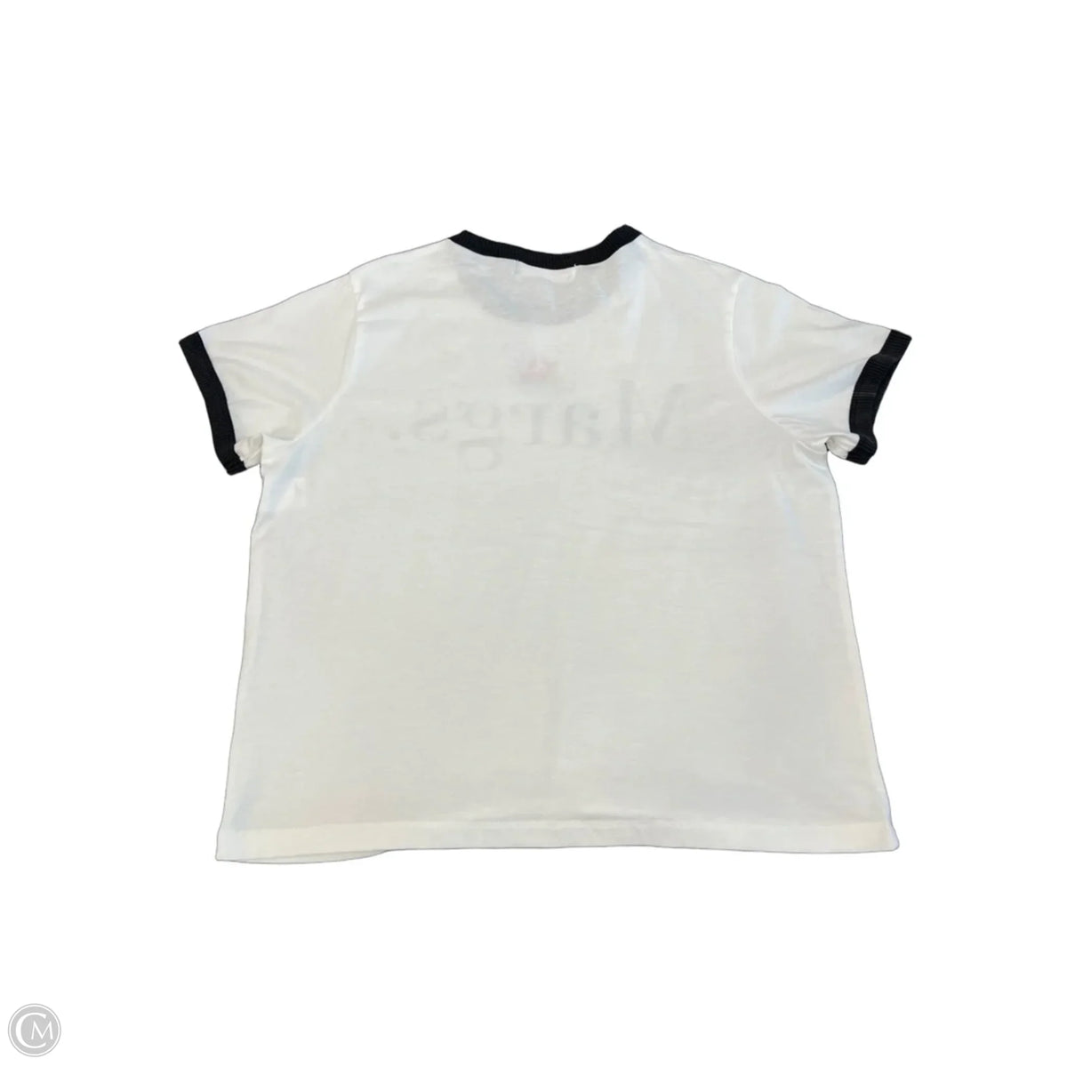 Top Short Sleeve By Clothes Mentor In White, Size: M