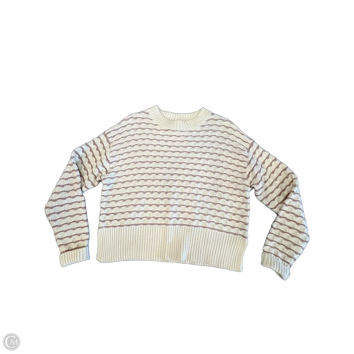 Sweater By Cmc In Cream, Size: M