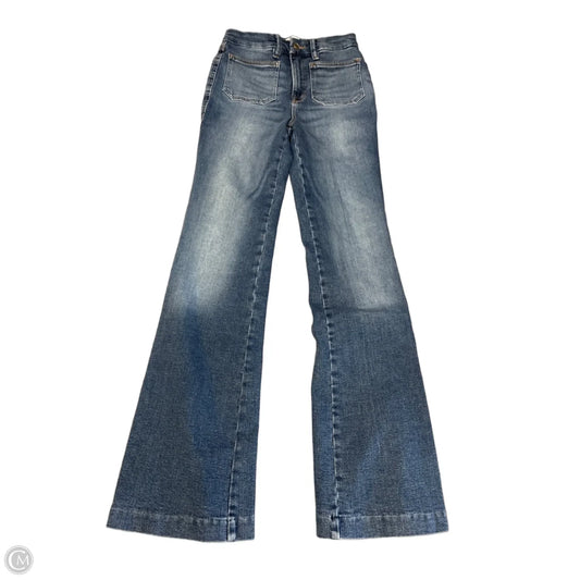 Jeans Boot Cut By Good American In Blue Denim, Size: 2