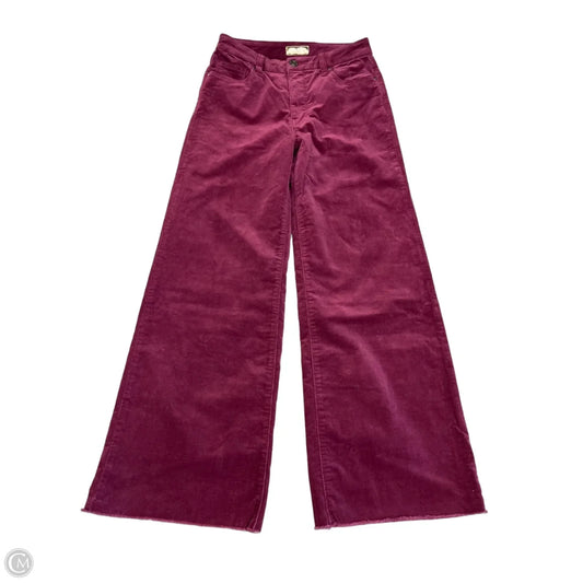 Pants Corduroy By Kut In Purple, Size: Xs