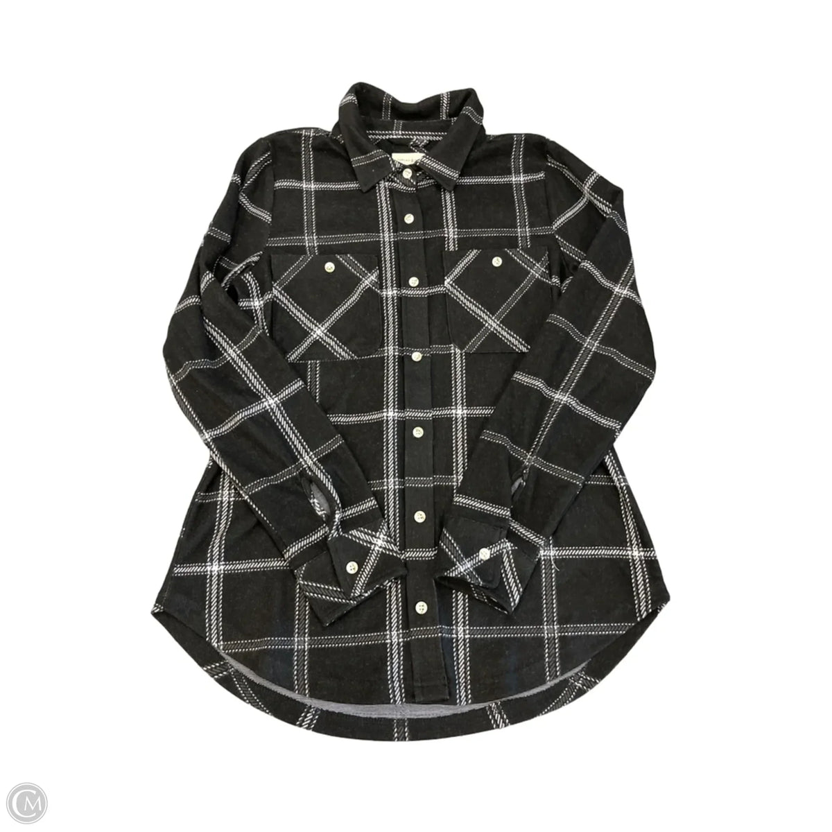 Top Long Sleeve By Thread And Supply In Black, Size: S