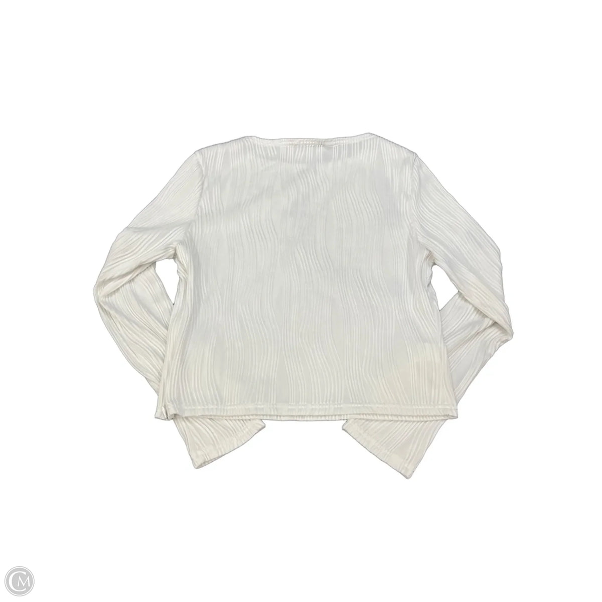 Top Long Sleeve By Rihoas In White, Size: L