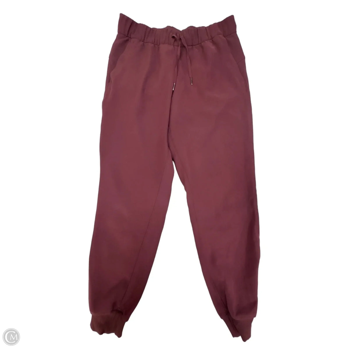Athletic Pants By Lululemon In Maroon, Size: M