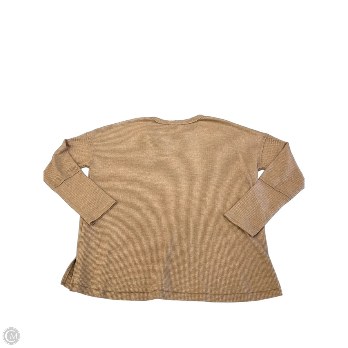 Top Long Sleeve By Entro In Brown, Size: M
