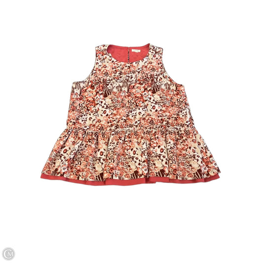 Blouse Sleeveless By Cotton Bleu In Floral Print, Size: Xl