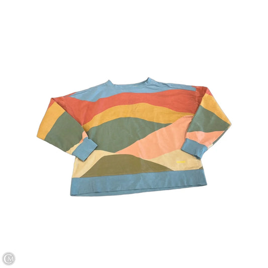 Top Long Sleeve By Ascend In Multi-colored, Size: S