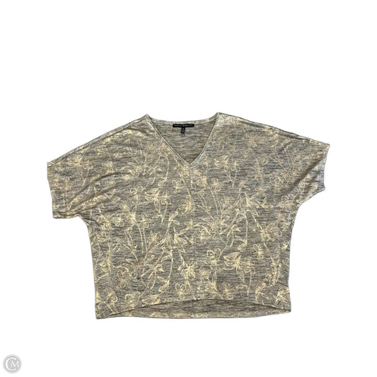Top Short Sleeve By White House Black Market In Gold, Size: M