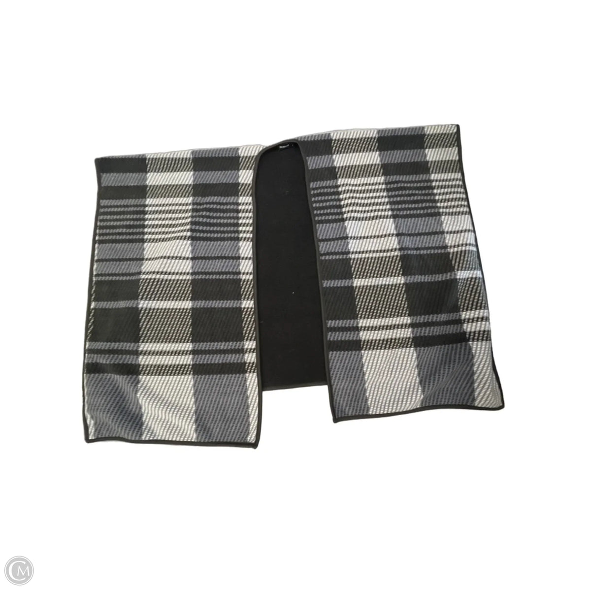 Poncho By Clothes Mentor In Black & Grey, Size: Osfm