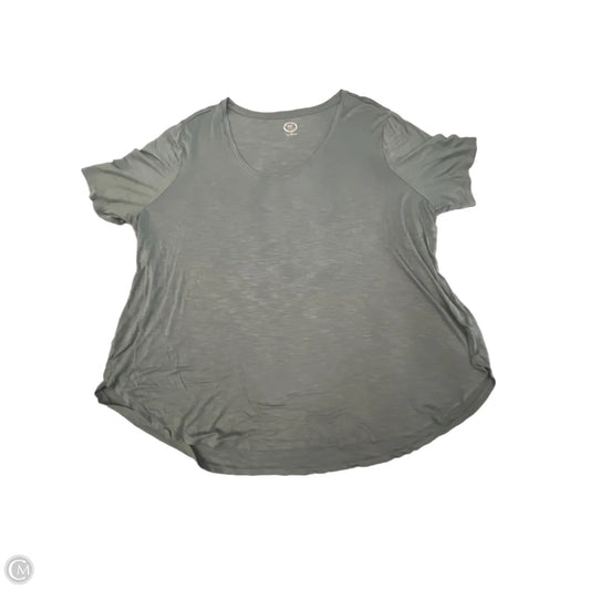 Top Short Sleeve Basic By Maurices In Teal, Size: 3x
