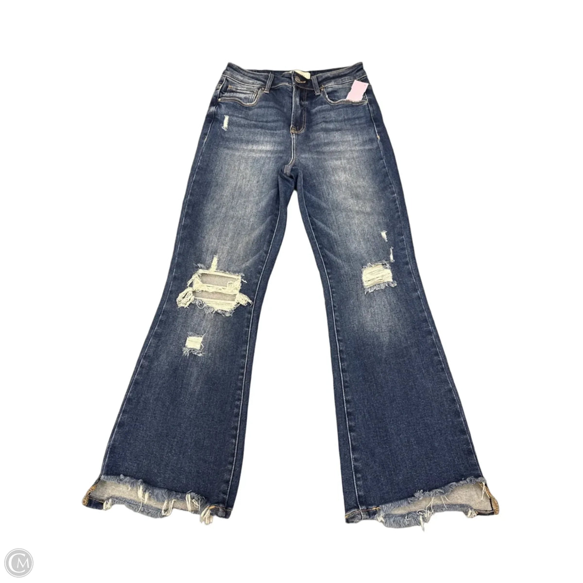 Jeans Flared By Risen In Blue Denim, Size: 4