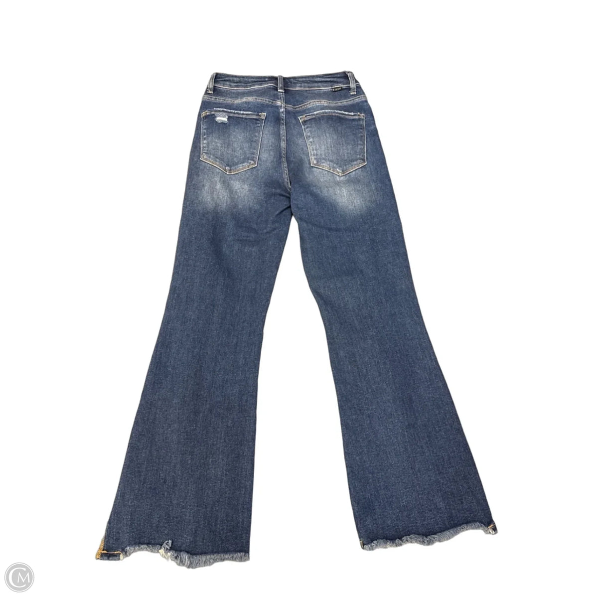 Jeans Flared By Risen In Blue Denim, Size: 4