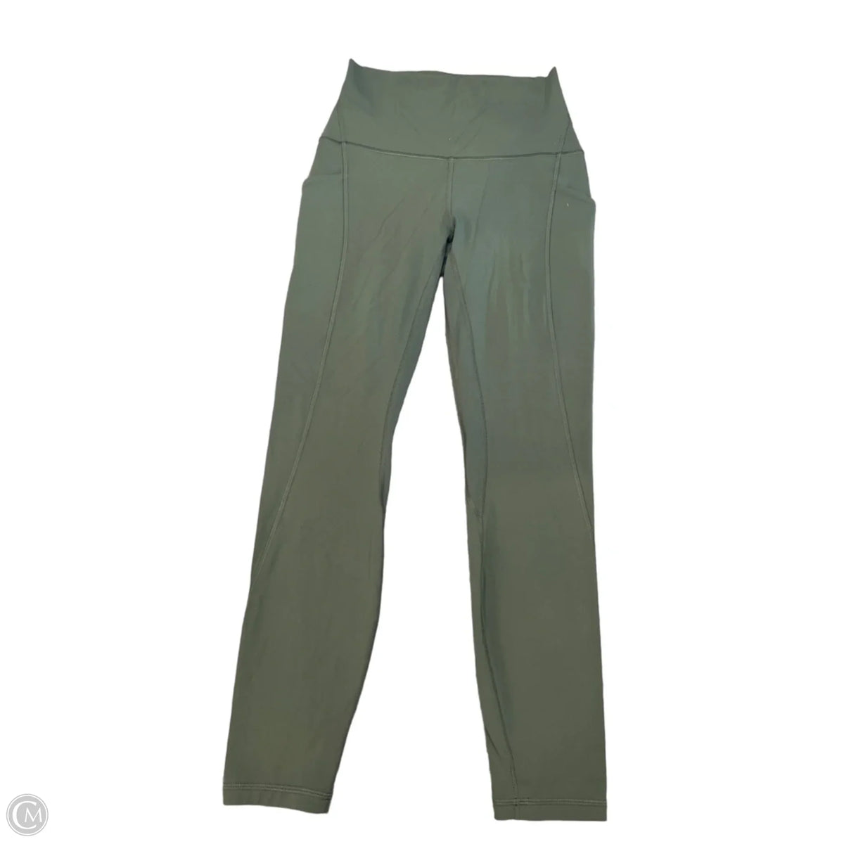 Athletic Leggings By Lululemon In Green, Size: S