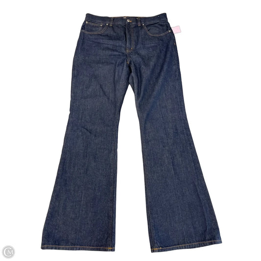 Jeans Flared By Madewell In Blue Denim, Size: 10