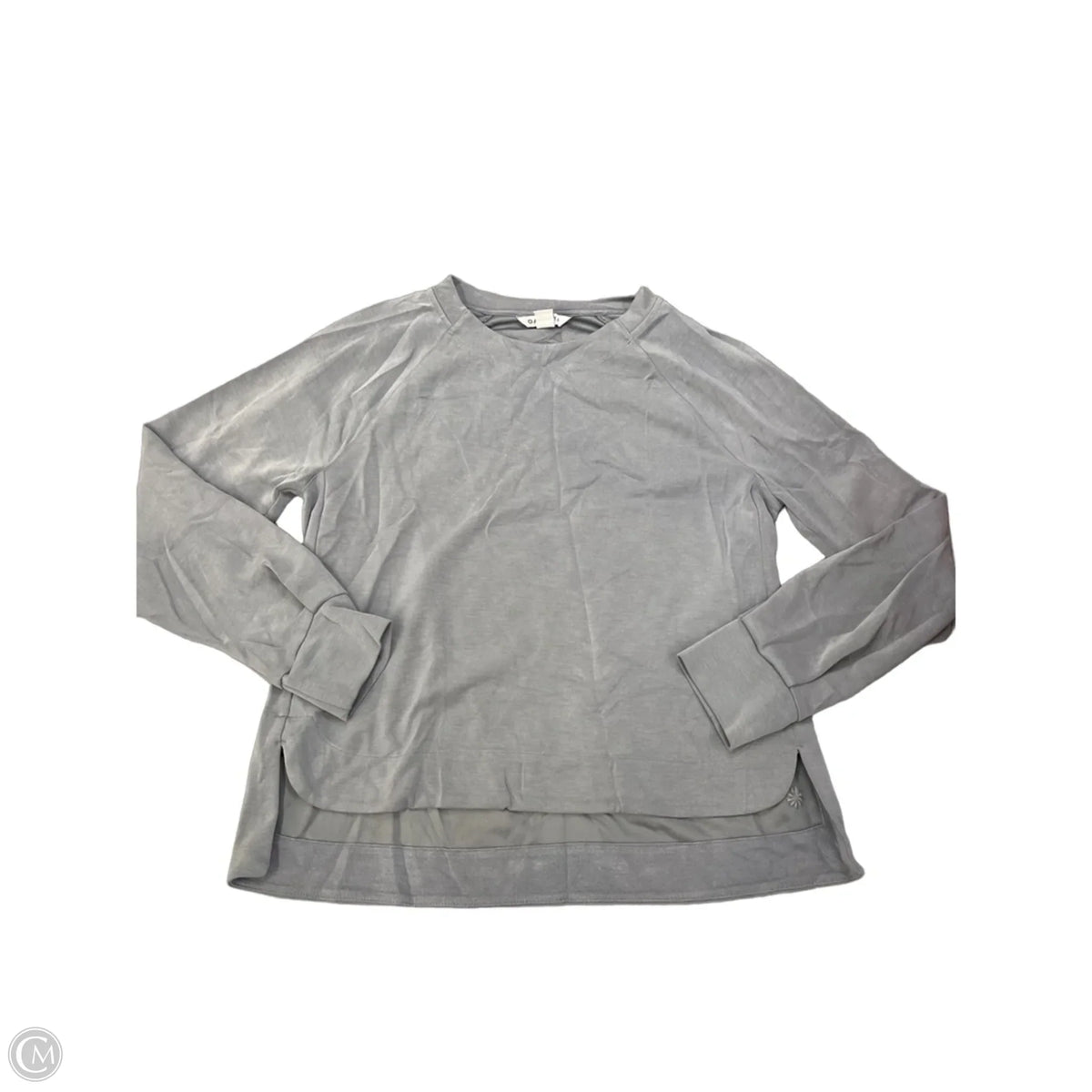 Top Long Sleeve By Athleta In Grey, Size: M