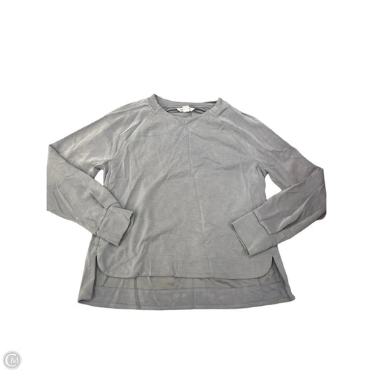 Top Long Sleeve By Athleta In Grey, Size: M
