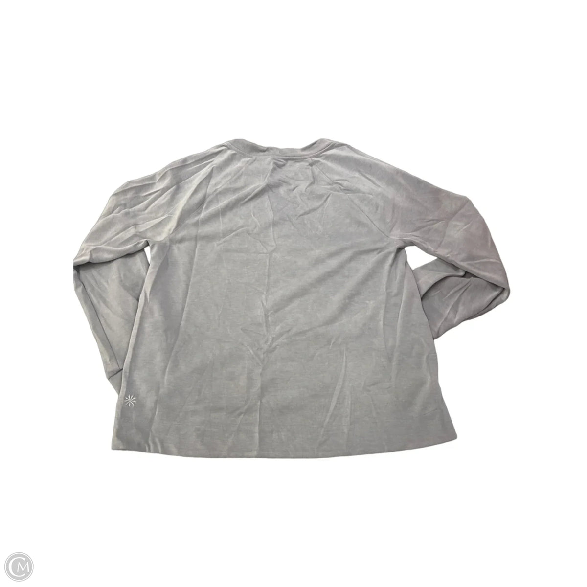Top Long Sleeve By Athleta In Grey, Size: M