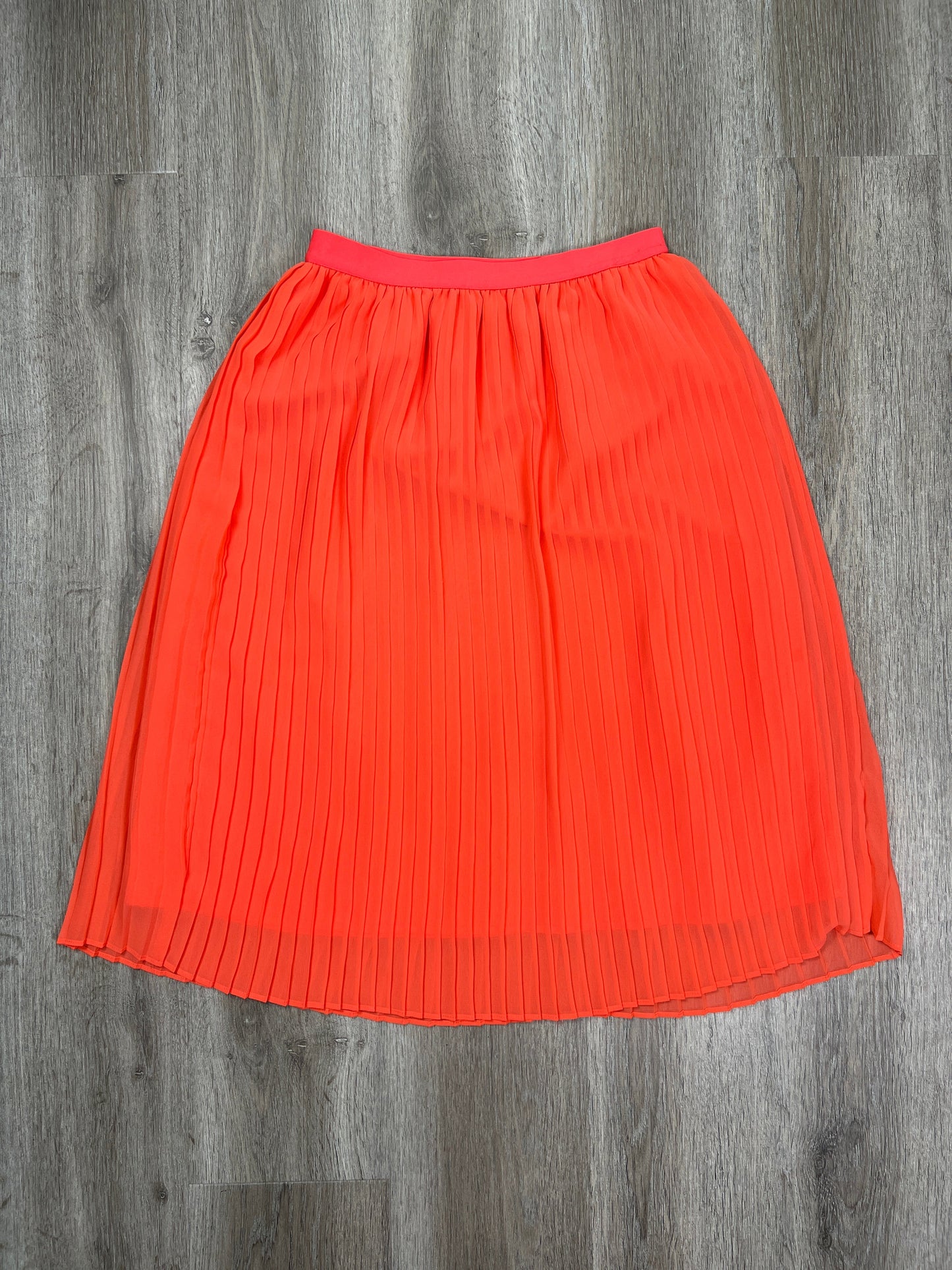 Orange Skirt Midi A New Day, Size Xs