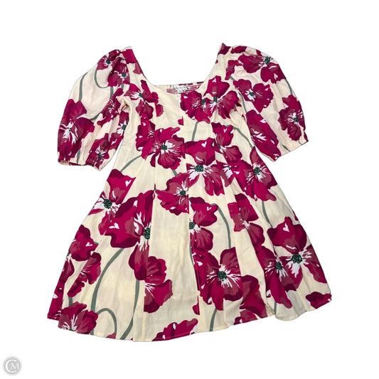 Dress Casual Short By Ava & Viv In Floral Print, Size: Xxl