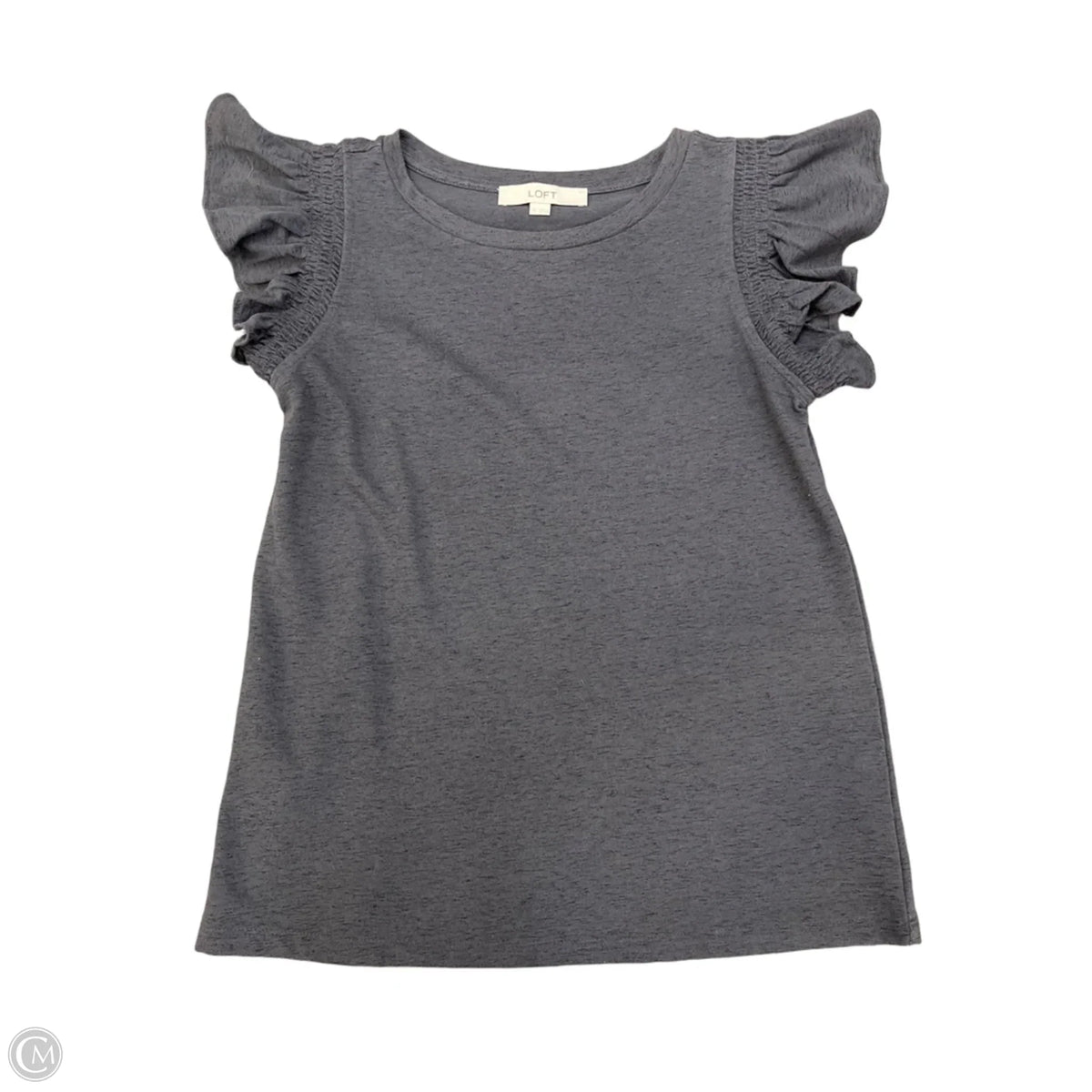 Top Sleeveless By Loft In Grey, Size: Xs