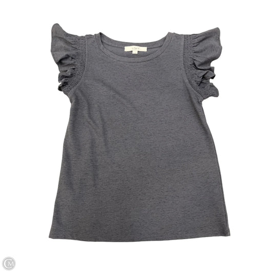 Top Sleeveless By Loft In Grey, Size: Xs