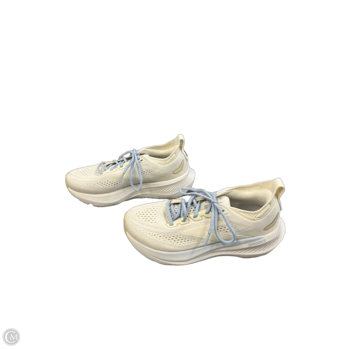 Shoes Athletic By Brooks In White, Size: 9.5