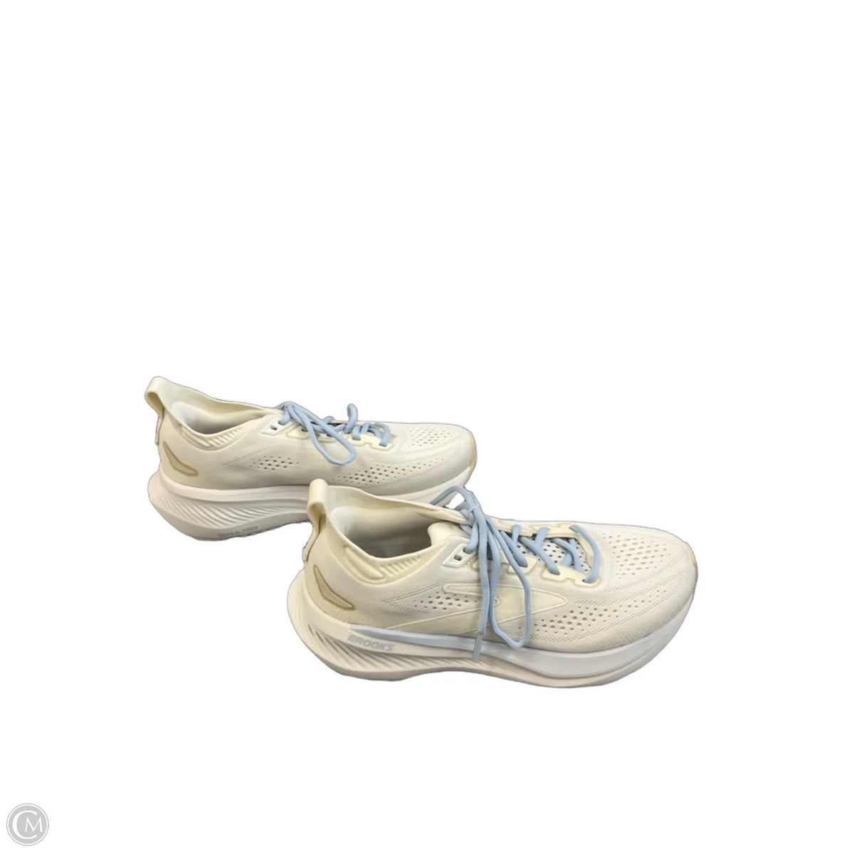 Shoes Athletic By Brooks In White, Size: 9.5