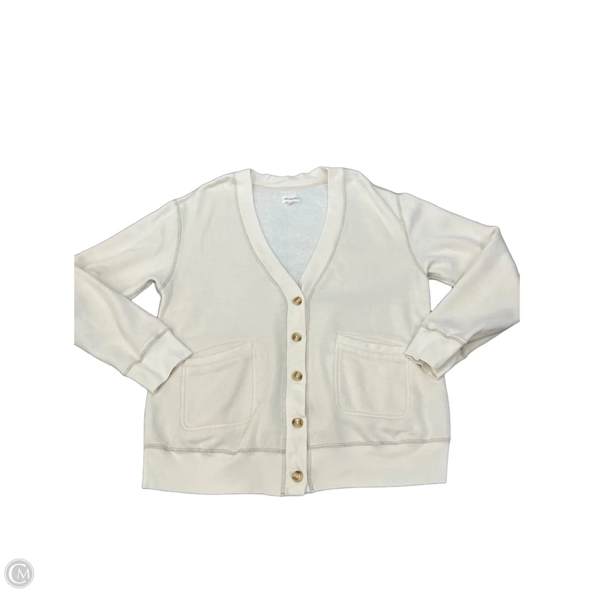 Cardigan By Thread And Supply In Ivory, Size: M
