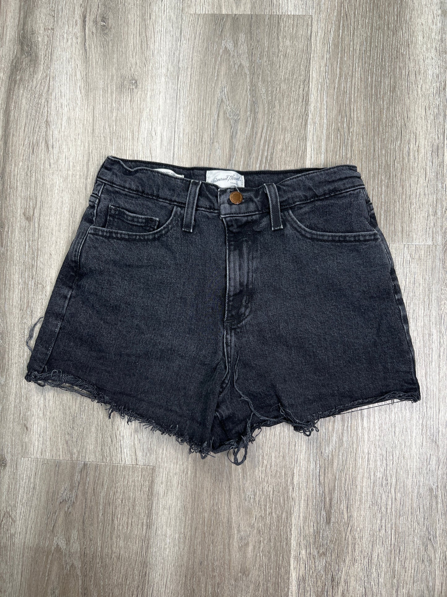 Black Denim Shorts Universal Thread, Size S