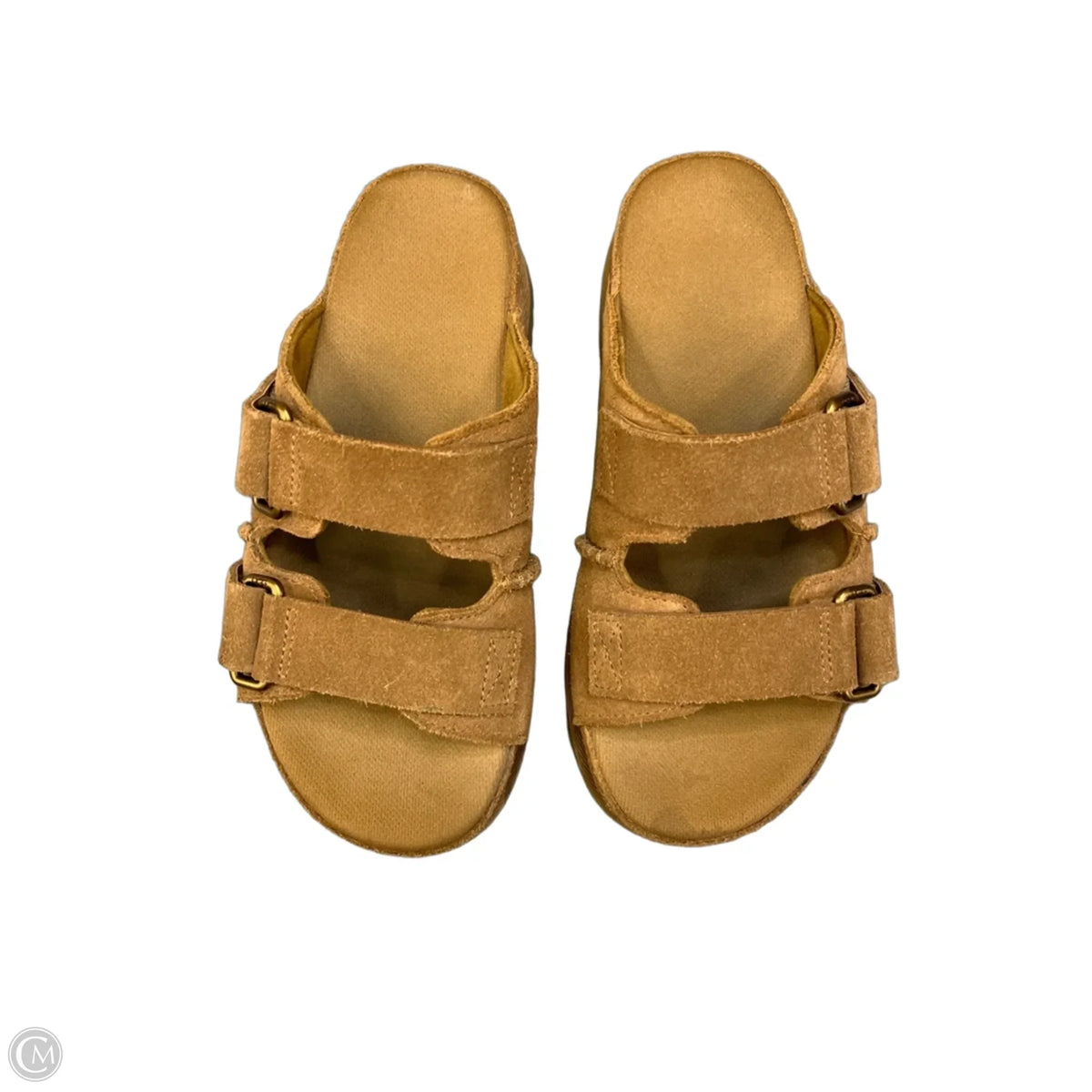 Sandals Designer By Ugg In Brown, Size: 6