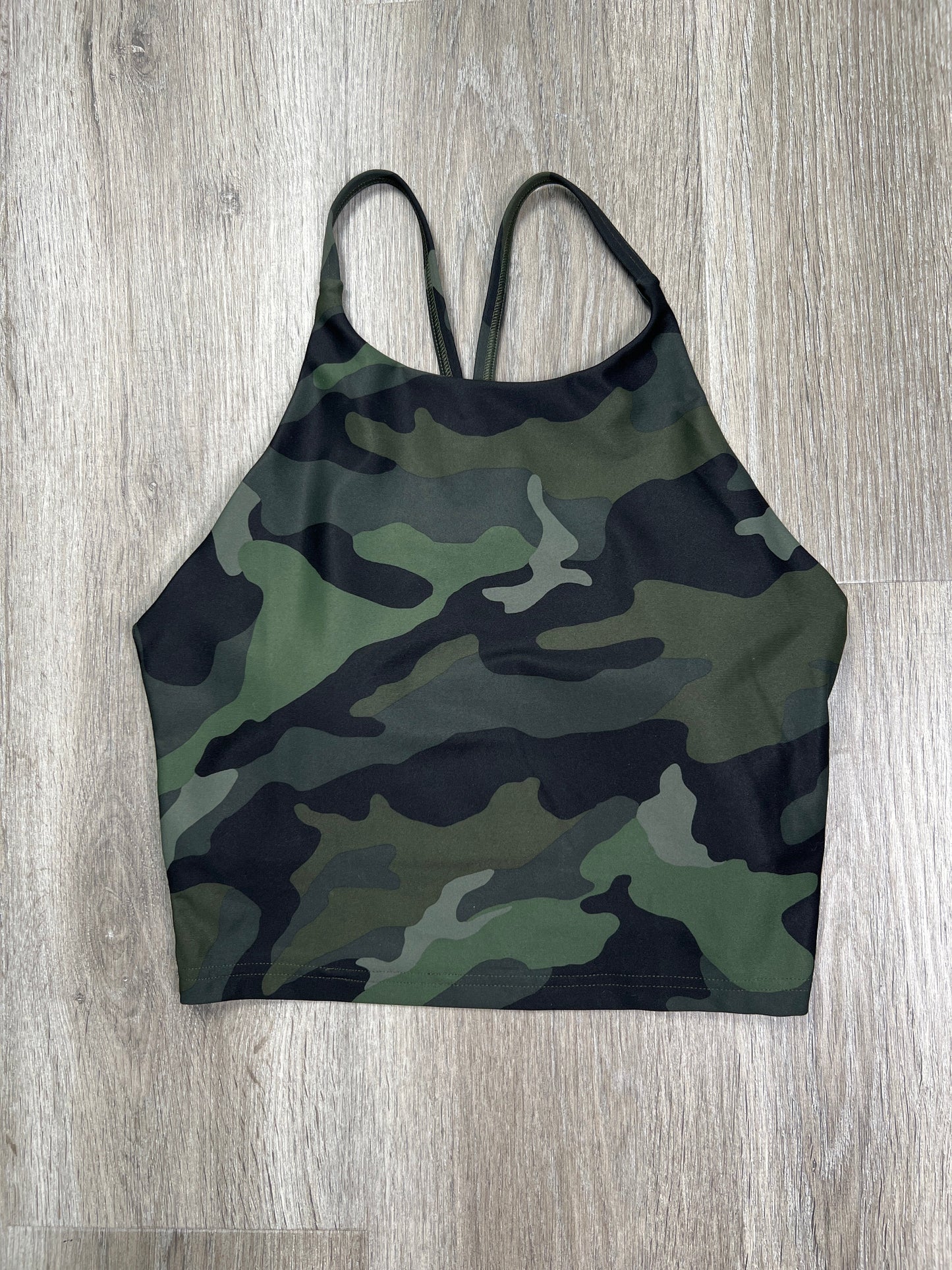 Camouflage Print Athletic Bra Old Navy, Size S