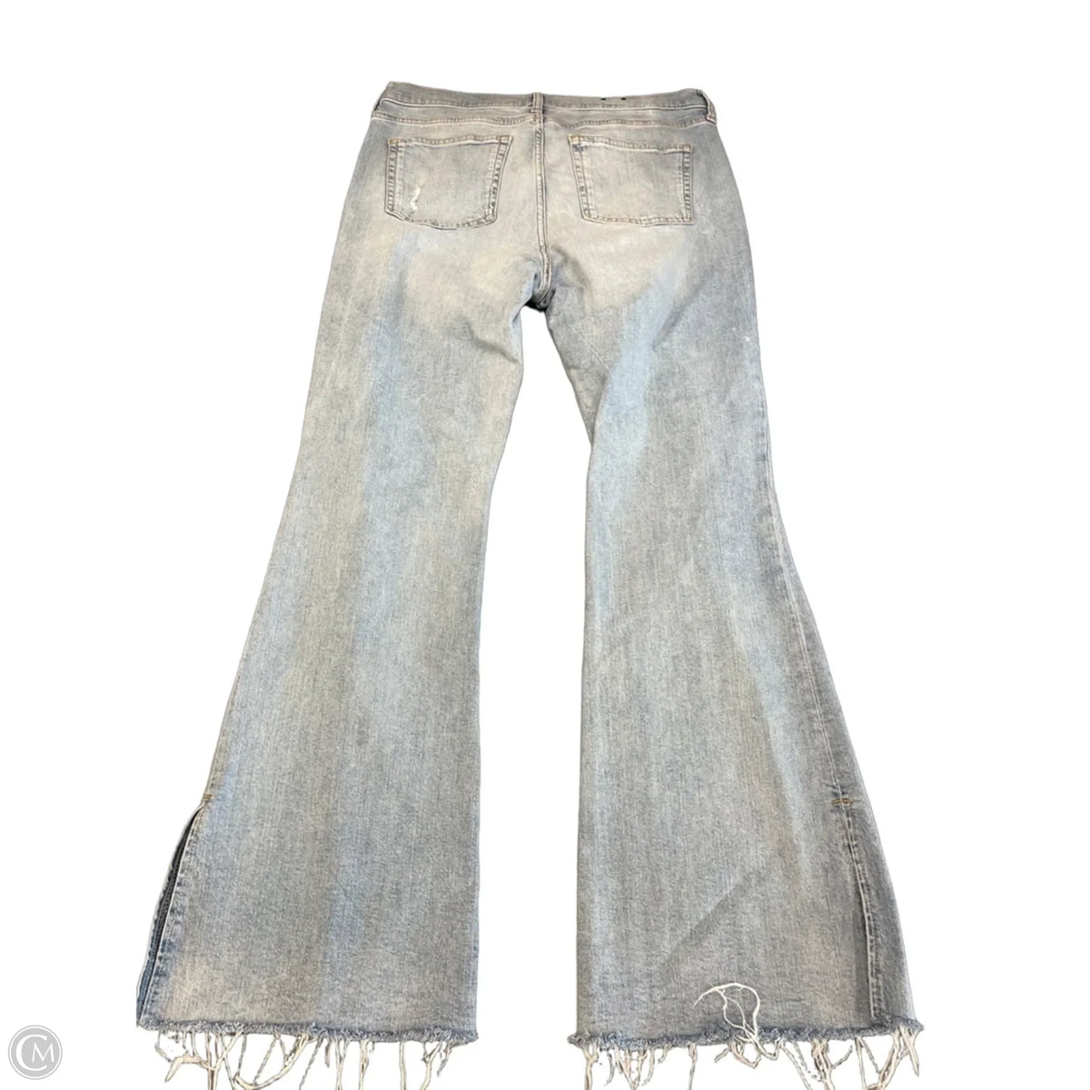 Jeans Flared By Gap In Blue Denim, Size: 14