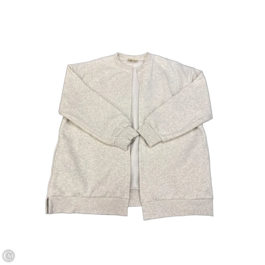 Jacket Fleece By Ssys In Grey, Size: M
