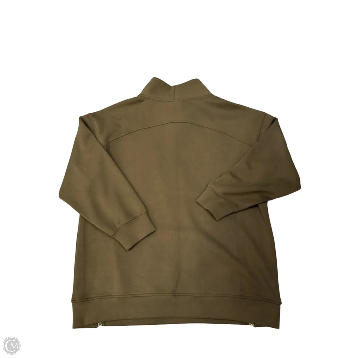 Sweatshirt Collar By Ssys In Green, Size: L