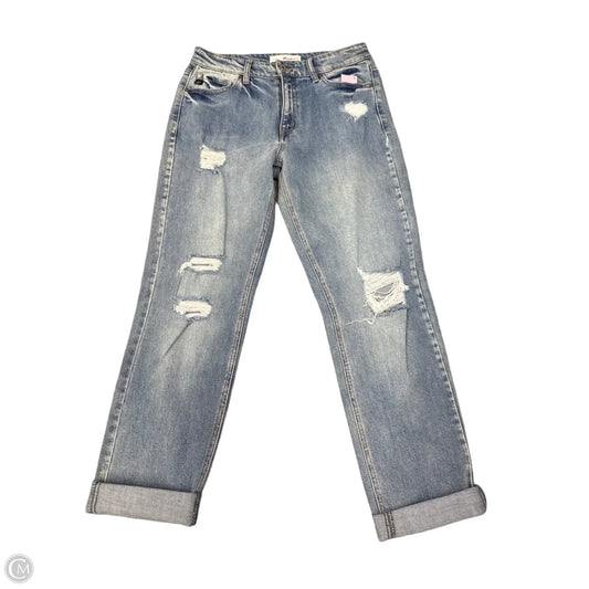 Jeans Cropped By Kancan In Blue Denim, Size: 6