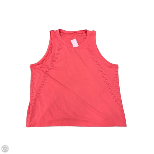 Athletic Tank Top By Lululemon In Pink, Size: L