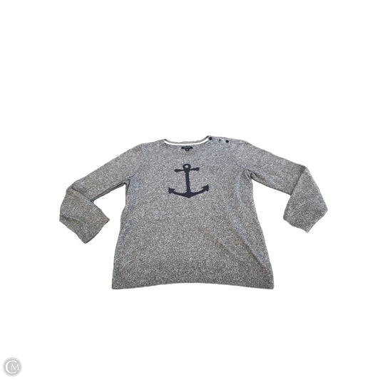 Top Long Sleeve By Nautica In Blue, Size: M