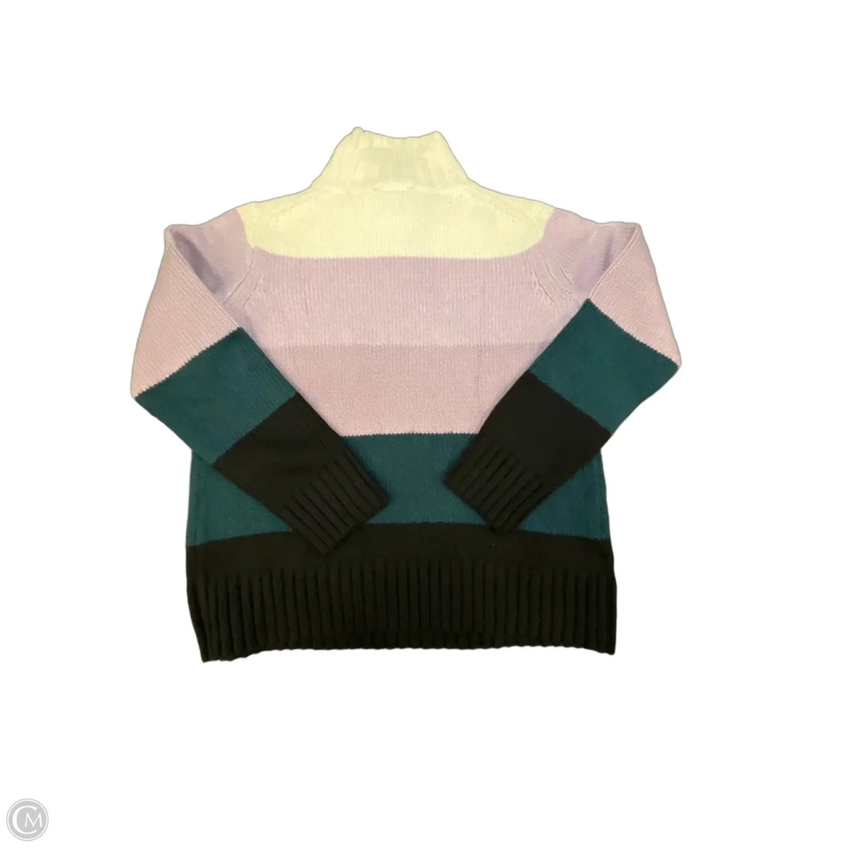 Sweater By Ann Taylor In Striped Pattern, Size: S