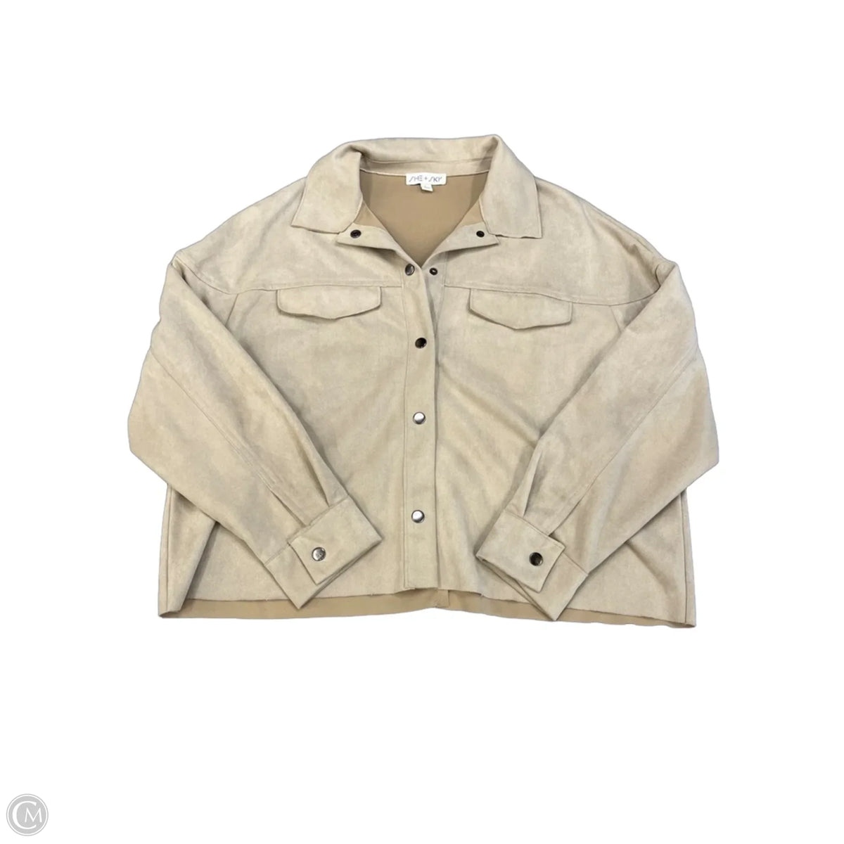 Jacket Other By She + Sky In Tan, Size: L