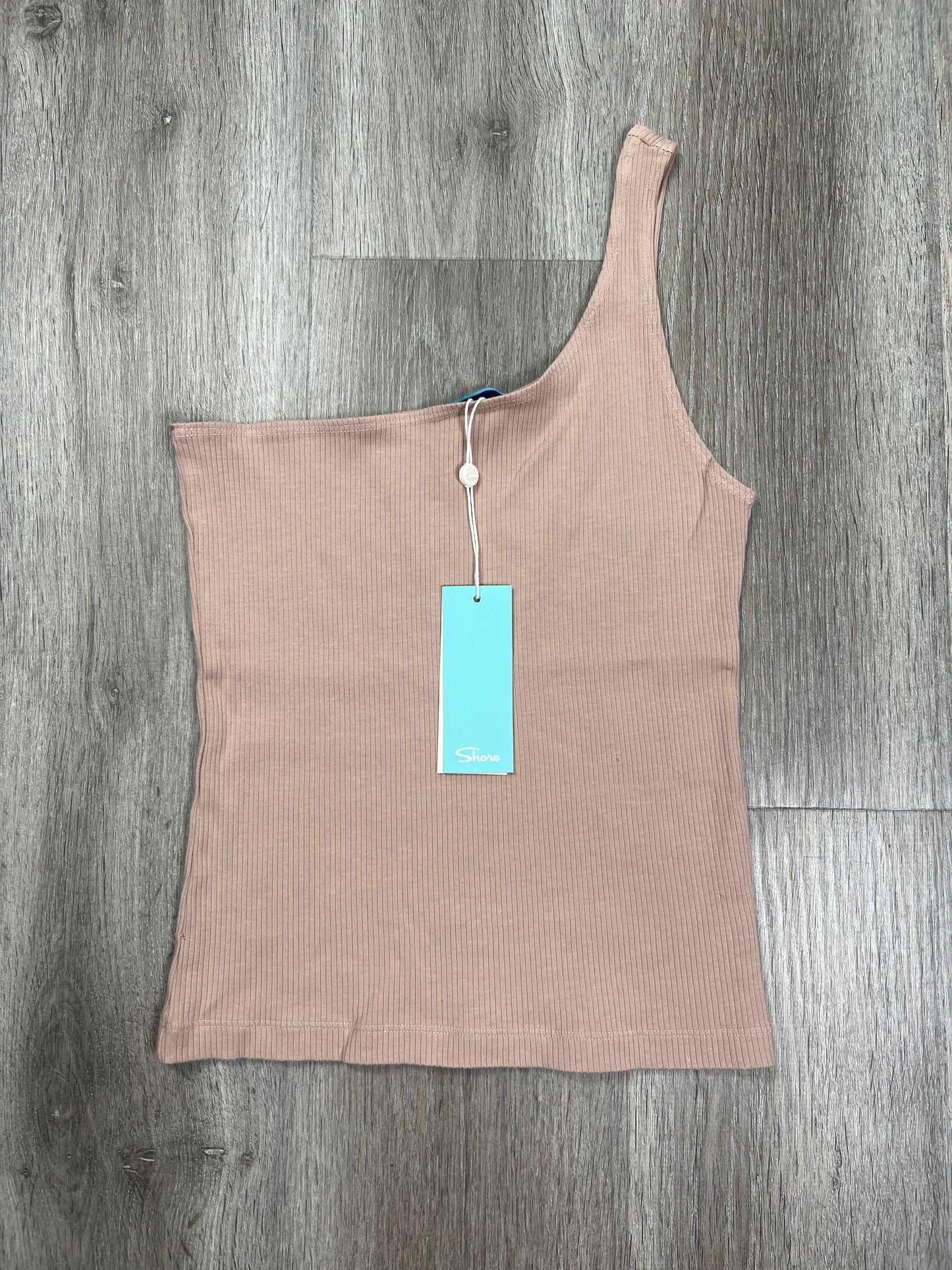 Brown Top Sleeveless Shore, Size L
